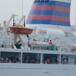 おがさわら丸の出港（The departure from a port of the ogasawara-maru）-007